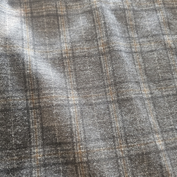 Max Studio XL Gray Plaid Stretch Pull-On Pants Office Career Trousers - Picture 7 of 8